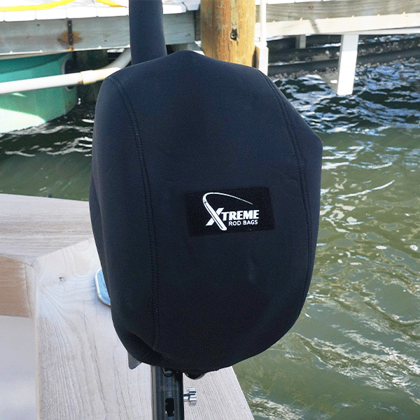 Fishing Reel Bag with Adjustable Fit Compatible with Left or Right