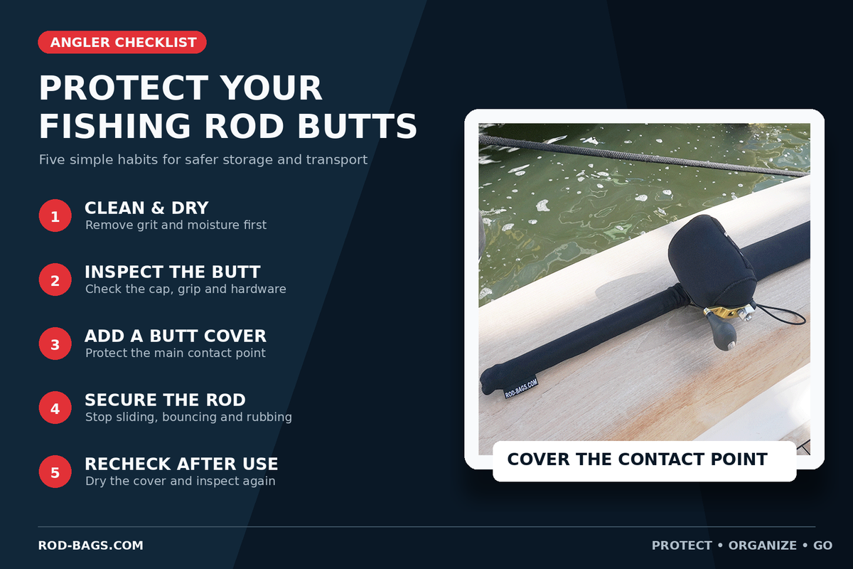 How to Protect Fishing Rod Butts During Storage and Transport