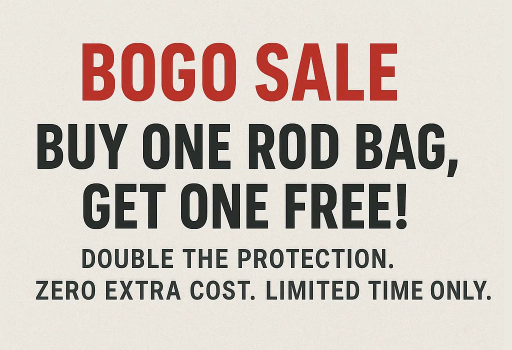 Buy One Get One Free Fishing Rod & Reel Bags